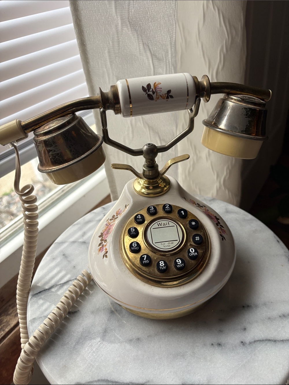 VINTAGE Ceramic Telephone - Picture 3 of 4